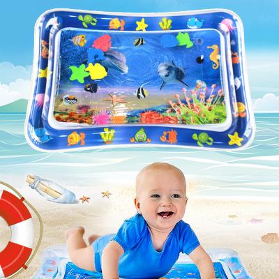 China Toy Baby Water Pad Inflatable Baby Play Pad Educational Activity Center Suitable For 0-24 Months Kids Baby Toys Water Inflatable Play Mat for sale