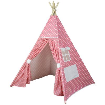 China Easy Foldable Kids Play Tent Large Indoor Luxury Kids Play Indian Teepee Tents For Sale for sale