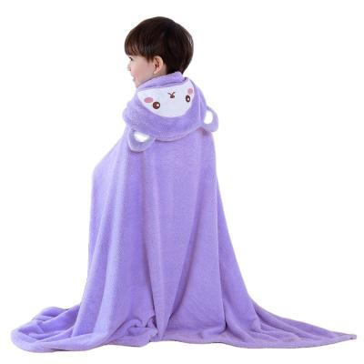 China 2021 HOT SALE PORTABLE children's bathrobe kids unicorn bathrobe super soft warm children for sale