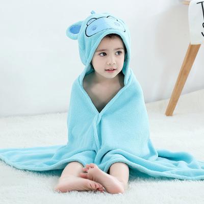 China Child Safe Absorbent Bathrobe Hooded Bath Towel Beach Towel For Boys Girls for sale