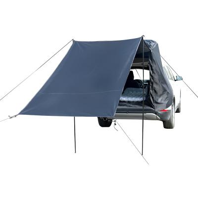 China Waterpoof Tailgate Shade Tent Tent For Car Ride Small To Mid Size SUV Waterproof 3000MM for sale