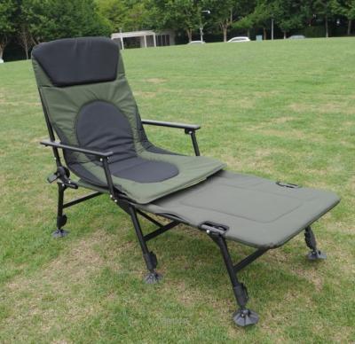 China Durable carpfishing folding bed cradle fishing bedchair carp chair for sale