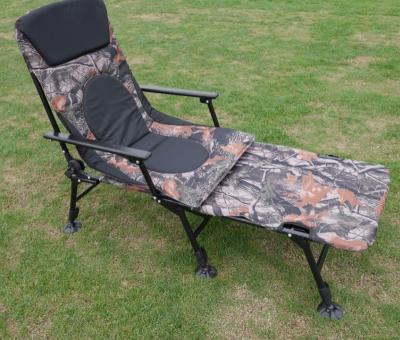 China Durable Comfortable Bed Chair Camping Bedchair With Adjustable Legs Wholesale for sale