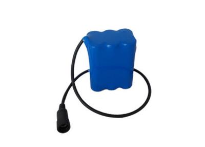 China 8.4V Rechargeable DIY Vehicle Battery Pack 18650 Blue PVC With Wire for sale