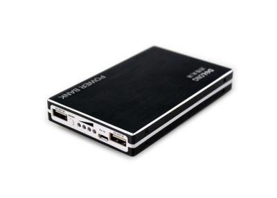 China Dual USB High Capacity Lithium Polymer Power Bank 10000mAh With Power Indicators for sale