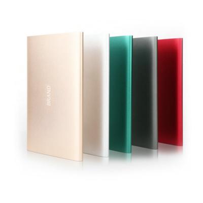 China Ultra Thin 20000mAh Li Polymer Power Bank Portable / cell phone battery bank Charger for sale