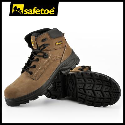 China Steel Toe Shoes Men High Quality Safety Shoes Grind Sandy Leather Shoes Ready To Ship for sale