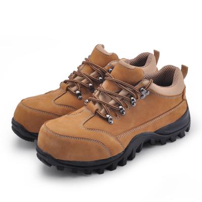 China Hot Selling Nubuck Leather Steel Toe Safety Shoes , Steel Toe Cap Working Safety Shoes for sale