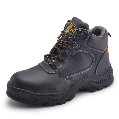 China Steel Toe High Quality Hot Resistant Leather Safety Shoes For Mining for sale