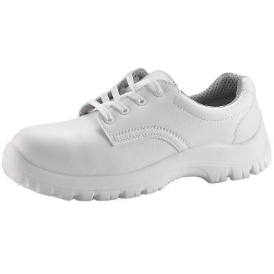 China Steel Toe High Quality ESD White Lace Up Nurse Shoes Women Light Weigh Safety Breathable Work Shoes for sale