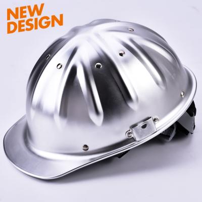 China Construction Works New Design Aluminum Alloy Safety Helmets Hard Hat for sale