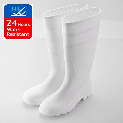 China Fashion Trend Color White Farm Gum Boots Rain Boots For Kitchen Worker for sale