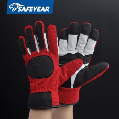 China Outdoor High Quality Synthetic Leather Training / Motorcycle Training Gloves With Impact Protection for sale