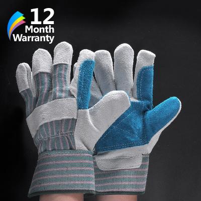 China Industrial Work / Construction / Outdoor CE Certificates Scare Leather Protection Cut Heavy Duty Electric Mechanic Work Gloves for sale