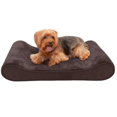 China Breathable Plush Dog Bed Custom Pet Bed Soft Orthopedic Pet Bed Sofa for sale