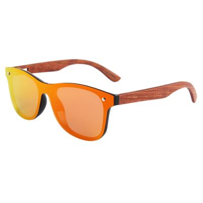 China Rimless Fashion Sunglasses OEM Fashion Custom Polarized Wooden Sunglasses For Men And Women for sale