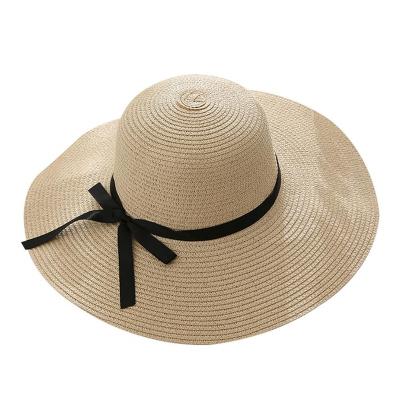 China 2021 Breathable New Design Wholesale Straw Hats Natural Summer Floppy Straw Hats Beach Straw Hat For Women for sale