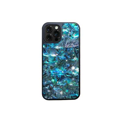 China Shiny bling bling abalone real natural shell scallop genuine seashell K-Doo phone cases for iphone12/12mini/12pro/12promax for sale