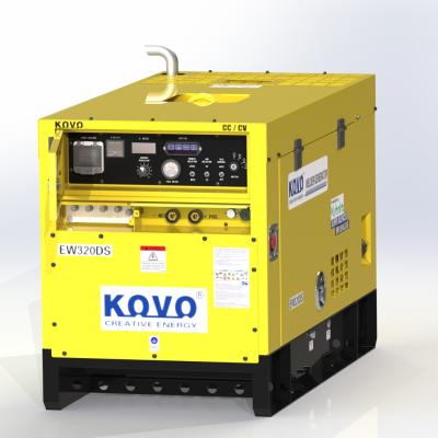 China KOVO Generator Diesel Small Diesel Portable Arc Welders 280CC/CV Rated Current EW320DST for sale