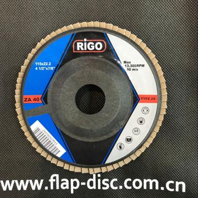 China Suitable for General Purpose Rough to Refine Zirconium Grinding Disc for Stainless Steel for sale