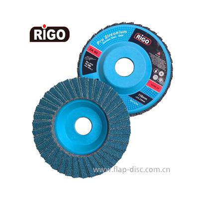 China Zirconium/Alunimium/115/125/150/180 nonwoven quick on zirconia fin abrasive disc with nylon plastic backing for sale