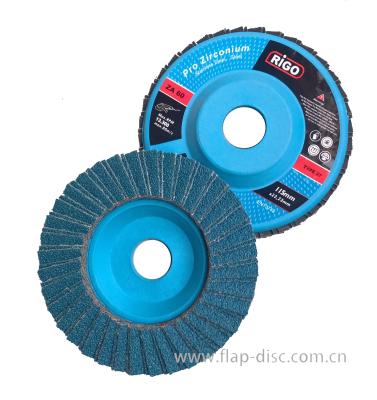 China High Quality Abrasive Zirconium Stainless Steel Fin Polishing Disc Polishing Stainless Steel, Metal, Wood, Stone for sale