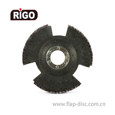 China Zirconium / Alunimium Slotted See Abrasive Zirconia Fin Disc for sale