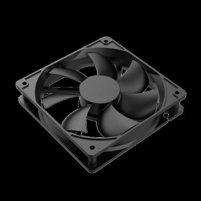 China Computer Case/CPU Cooling OEM Black 120mm PWM Custom PC Computer Fan Centrifugal Fans Axial Flow Air Cooling Fan 2510 4PIN for sale