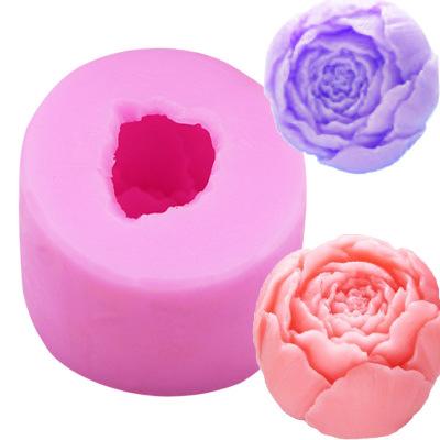 China Viable Flower Cace Funny Shape Chocolate Silicon Molds Handmade Silicone Rose Cake Mold for sale