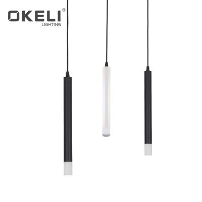 China OKELI New Product Household Modern Simple Hotel Office LED Aluminum Hanging Pendant Lamp for sale