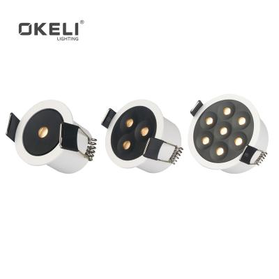 China Modern Design OKELI Anti-glare Desktop IP20 3W 6W 12W Waterproof Beauty Aluminum Led Line Light for sale