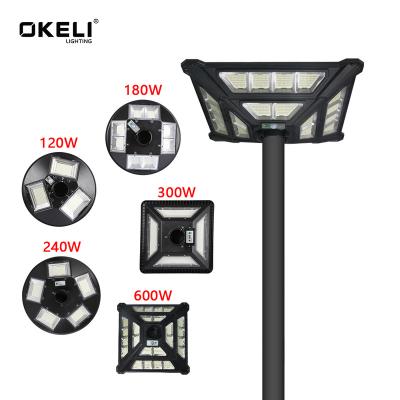 China High Driver Solar Motion Lights Outdoor Full Wattage Isolated Bright 6000K UFO Led Garden Street Light for sale