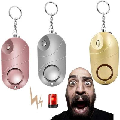 China PC+ABS Personal Safe Self Defense Sound Alarm Key Chain For Older Women And Children Anti Wolf Emergency Safety Alert Siren for sale