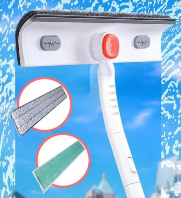 China JOYBOS Multifunctional Viable Multifunctional Telescopic Scraper Microfiber Window Squeegee Broom Cleaning Soft Glass Sweep Glass Cleaning Tools for sale