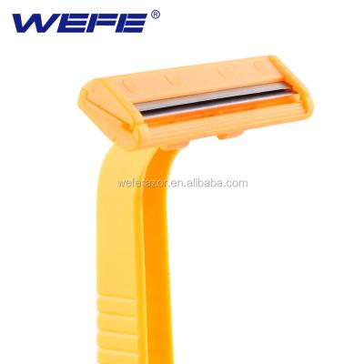 China Blade Ningbo Wefe Stainless Steel Twin Razor Imported Blade With Good Quality Twin Balde Razors for sale