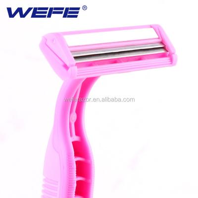 China China Factory Twin Disposable Razor Razor Blade Stainless Steel Blade Stainless Steel Blade For Women for sale