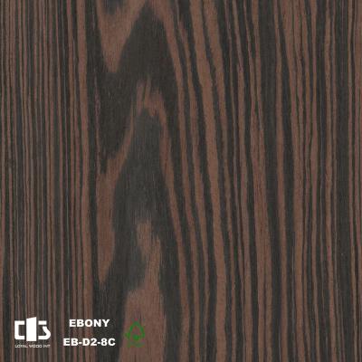 China Modern Loyal Wood Ebony Wood Veneer Timber Olive Veneer Wall Panel Engineered Veneer Te koop