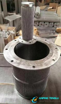 China Stainless Steel Pleated Filters With Firm Structure and High Porosity for sale