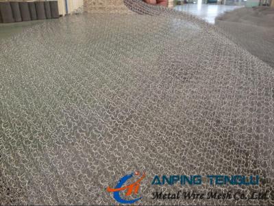 China 105-300 Model Stainless Steel Knittted Wire Mesh With Good Penetrability for sale