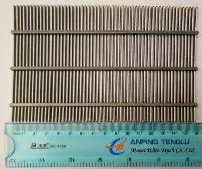 China AISI304 & AISI316 Wedge Wire Screen Flat Panels, 0.05-10mm Slot Width for sale