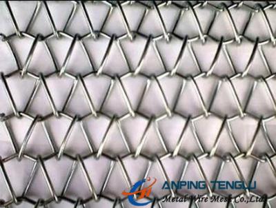 China Round Spiral Wire + Crimped Rod Wire Structure, Spiral Weave Mesh With SS & Al for sale