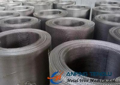 China Plain Weave Square Woven Wire Mesh, SS304 & SS316 With Standard AISI for sale