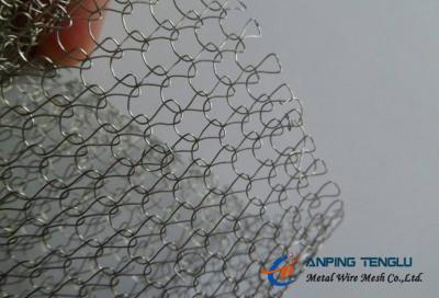 China Knitted Wire Mesh, Pure & Alloy Aluminum, 0.10-0.30mm Wire, 100-500mm Width for sale