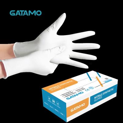 China Wholesale Cheap White Disposable Gloves Food Hand Cleaning Gloves SN7 Powder Free Vinyl Blend Gloves for sale