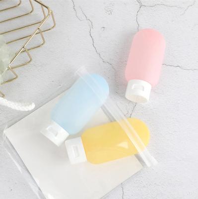 China SW2103 10pcs PET 50ml Collapsible Empty Plastic Cosmetic Lotion Spout Travel Squeezable Bottle Set With Sprayers for sale