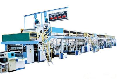 China 60M Long Corrugated Cardboard Production Line , 3 Ply Corrugated Box Making Machine for sale