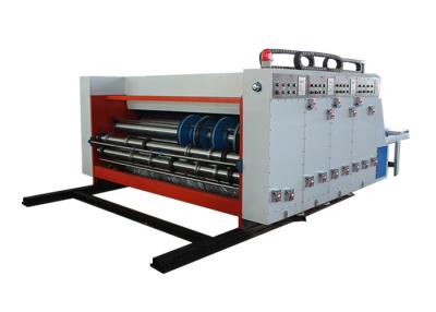 China Semi Auto Water - Ink Printing Slotting Die Cutting Machine For Corrugated Paperboard for sale