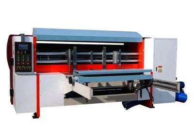 China NC Auto Corrugated Rotary Die Cutting Machine , Lead Edge Feeding Rotary Die Cutter for sale