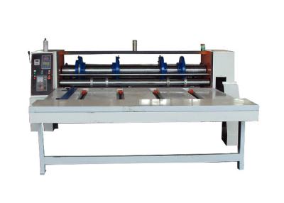 China Corrugated Carton Rotary Creaser Slotter Machine Half Automatic Chain Feeding Type for sale