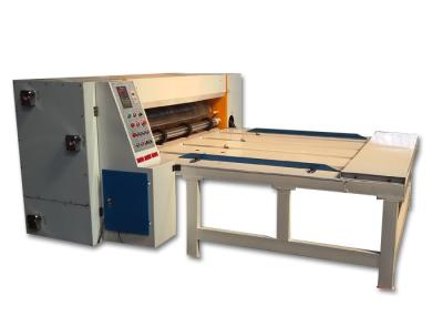 China Semi Auto Corrugated Rotary Die Cutting Machine , Chain Feeding Rotary Die Cutter for sale